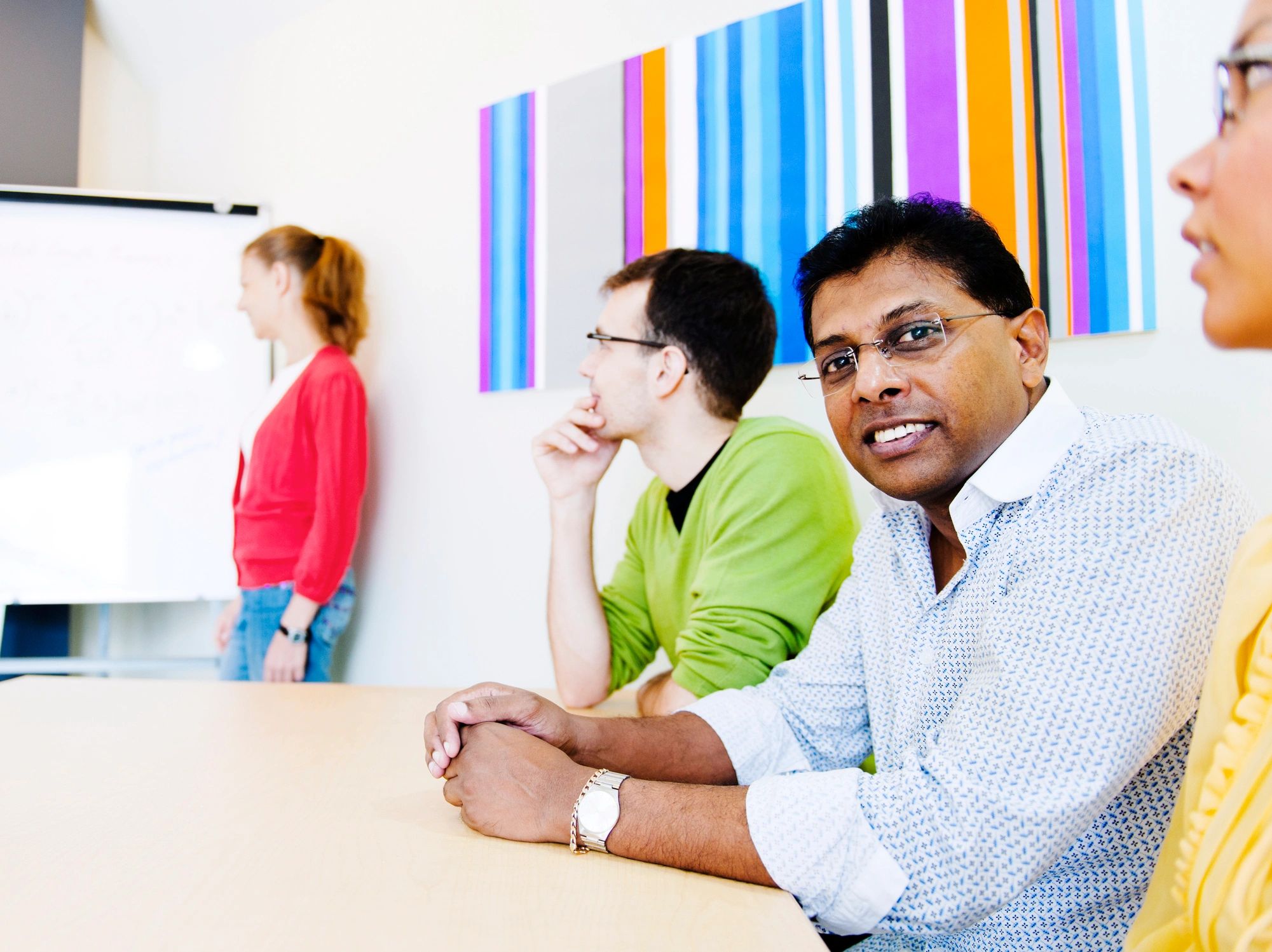 Business team meeting in a modern office